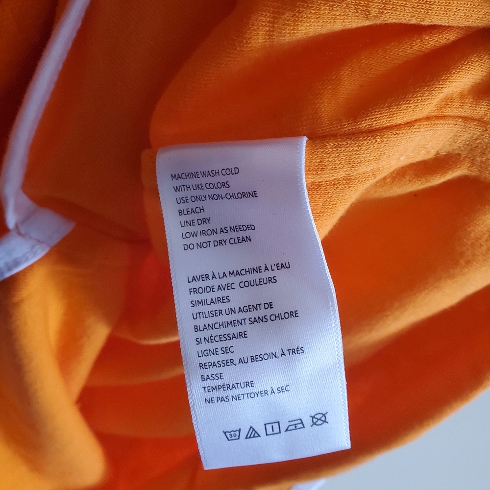 Urban Outfitters Halter Tied Mini Terry Towel Orange Retro Style Dress Size L - Picture 4 of 10